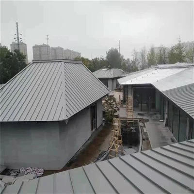 Gauge 22 Titanium Zinc Standing Seam Panells